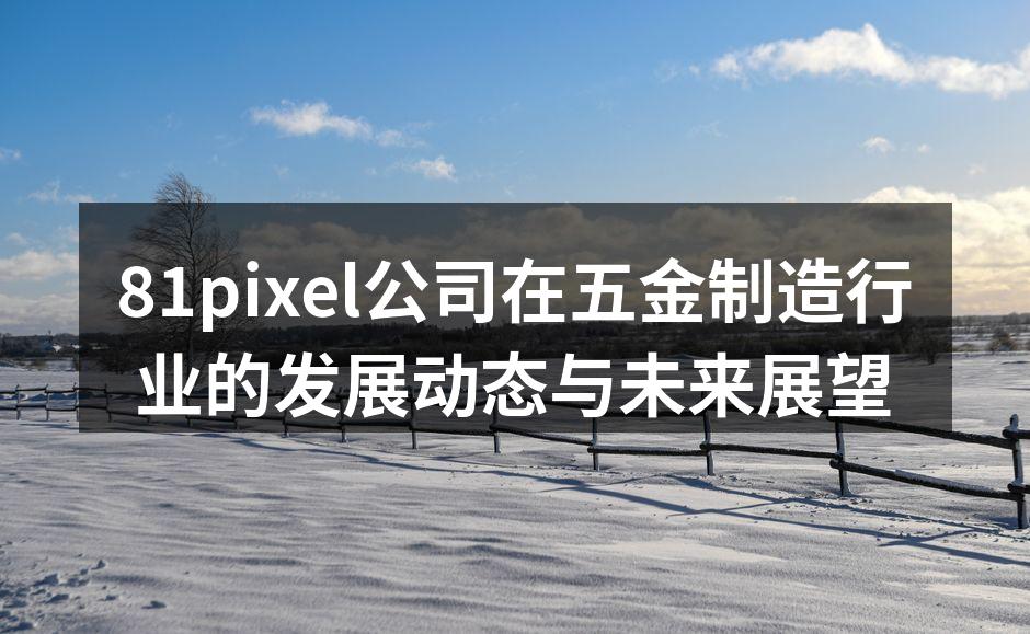81pixel展位展示新型五金产品